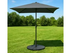 HIXA Set van 4 betonnen parasoltegels - Black