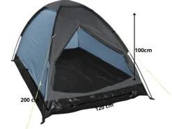 HIXA tent met glow in the dark scheerlijnen