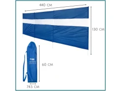 HIXA 440 x 130 cm windscherm - Blue