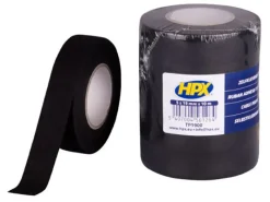 HPX 19 mm × 25 m kabelbeschermtape - black