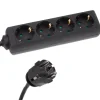 HQ-Power EB4STBHQ-G 4-weg stekkerdoos met krimpkous - 1,5 meter
