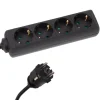 HQ-Power EB4STBHQ-5-G 4-weg stekkerdoos met krimpkous - 5 meter