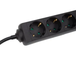 HQ-Power EB4STBHQ-5-G 4-weg stekkerdoos met krimpkous - 5 meter