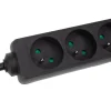 HQ-Power EB4STB25-5HQ 4-weg stekkerdoos met krimpkous - 5 Meter