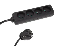 HQ-Power EB4STB25-5HQ 4-weg stekkerdoos met krimpkous - 5 Meter