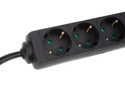 HQ-Power 4-weg stekkerdoos met krimpkous - 5 meter