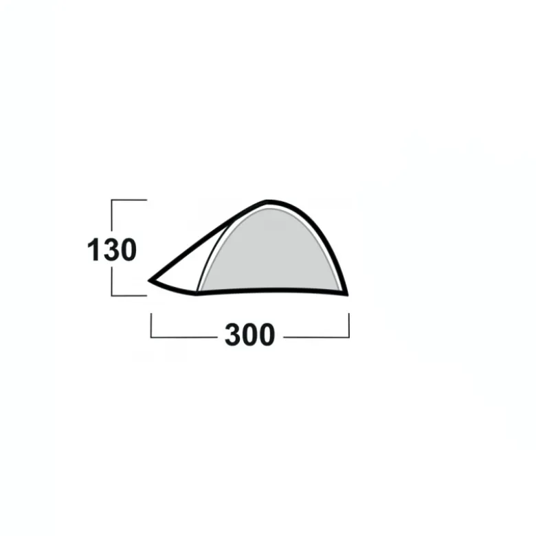 Husky Bird Plus Blackroom 3-persoons tent - Light Brown