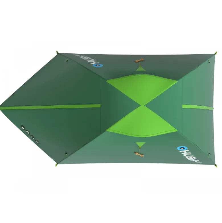 Husky Bizam 2 Plus groene koepeltent
