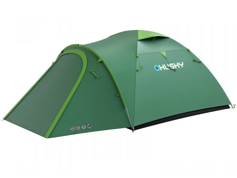 Husky Bizon 4 Plus koepeltent - Green