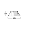 Husky Bolen 5 tunneltent - Green