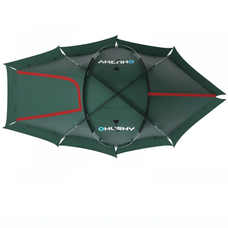 Husky Fighter Extreme 3-4 groen koepeltent