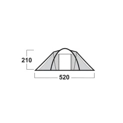 Husky Husky Boston 4 Dural tent - Green