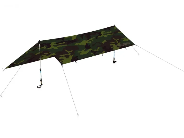 Husky Rover 300 x 300 cm tarp - Camo Green