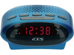 Ices ICR-210 FM wekkerradio - Blue