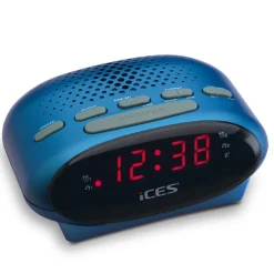 Ices ICR-210 FM wekkerradio - Blue