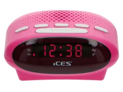Ices ICR-210 FM wekkerradio - Pink