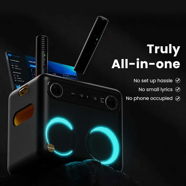 Ikarao Break X2 Party Speaker Karaoke Set