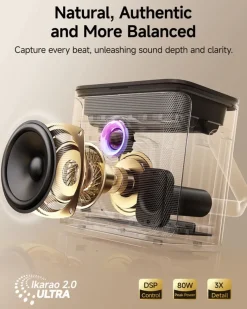 Ikarao Shell S3 Party Speaker Karaoke Set
