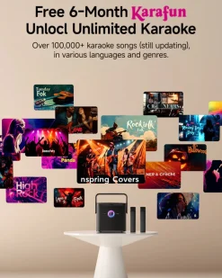 Ikarao Shell S3 Party Speaker Karaoke Set