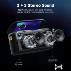 Ikarao Shell S1 Party Speaker Karaoke Set
