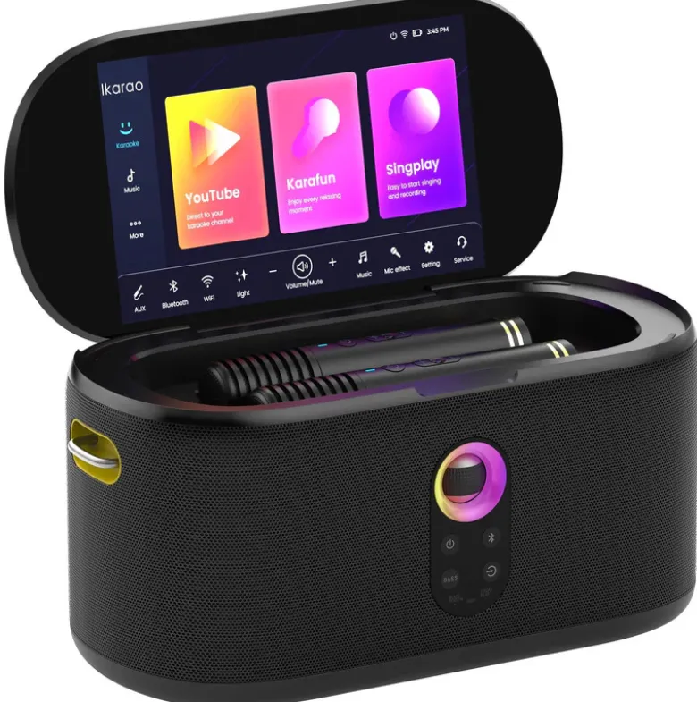 Ikarao Shell S1 Party Speaker Karaoke Set
