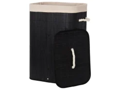 Infinity goods 72 liter wasmand met deksel – Black