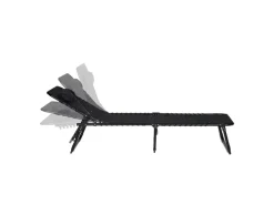 Infinity goods opvouwbaar verstelbaar ligbed - Anthracite