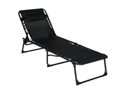 Infinity goods opvouwbaar verstelbaar ligbed - Anthracite