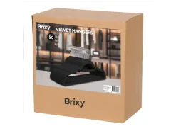 Infinity goods set van 50 anti-slip kledinghangers - Black