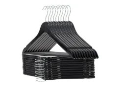 Infinity goods set van 30 houten kledinghangers - Black