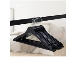Infinity goods set van 30 houten kledinghangers - Black