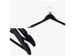 Infinity goods set van 30 houten kledinghangers - Black