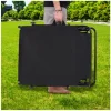 Infinity goods set van 2 opvouwbare ligbedden - Black