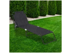 Infinity goods set van 2 opvouwbare ligbedden - Black