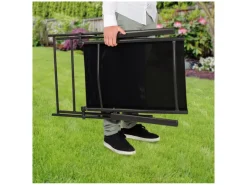 Infinity goods set van 4 verstelbare tuinstoelen - Black