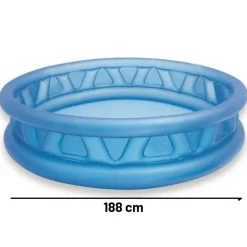 Intex blauw opblaasbaar zwembad