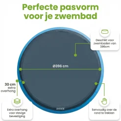 Intex Easy Set afdekzeil - ø396 cm