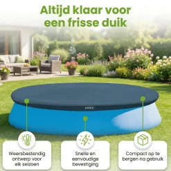 Intex Easy Set afdekzeil - ø396 cm