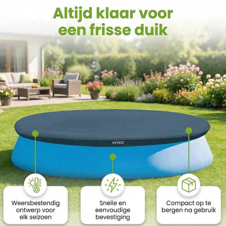 Intex Easy Set afdekzeil - ø396 cm