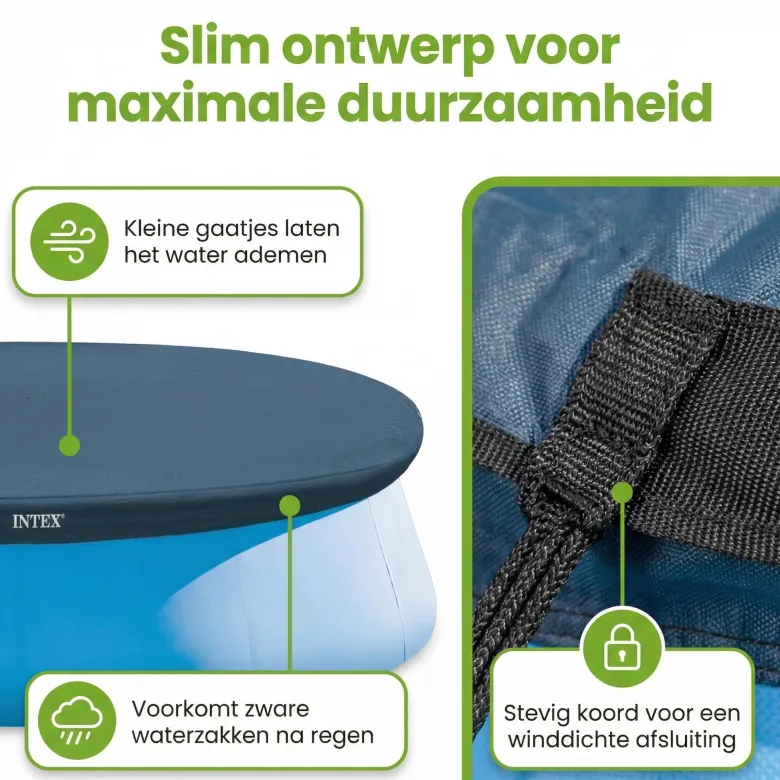 Intex Easy Set afdekzeil - ø396 cm