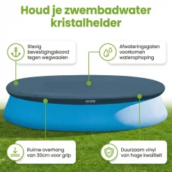 Intex Easy Set afdekzeil - ø396 cm