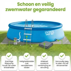 Intex easy set 457x107cm zwembad – 6-delig