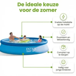 Intex easy set 366x76cm zwembad – 3-delig