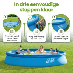 Intex easy set 457x84cm zwembad – 3-delig