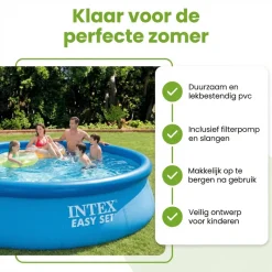 Intex easy set 457x84cm zwembad – 3-delig
