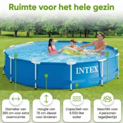 Intex metal frame 366x76cm zwembad