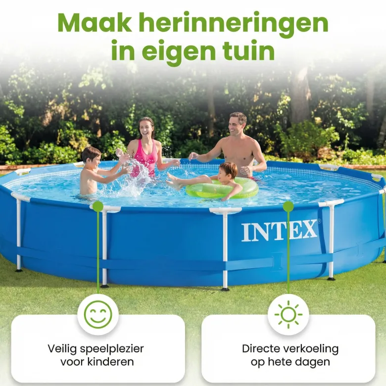 Intex metal frame 366x76cm zwembad
