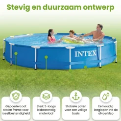 Intex metal frame 366x76cm zwembad