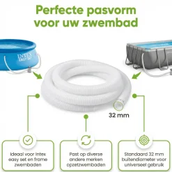 Intex 32 mm slang - 1,5 meter