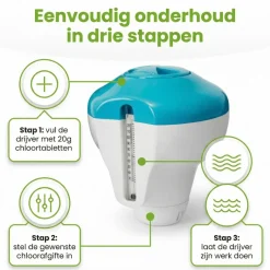 Intex 29043NP chloordrijver met thermometer